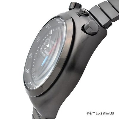 Pre-owned Citizen An3669-52e Black Star Wars Darth Vader Men's Watch In Box