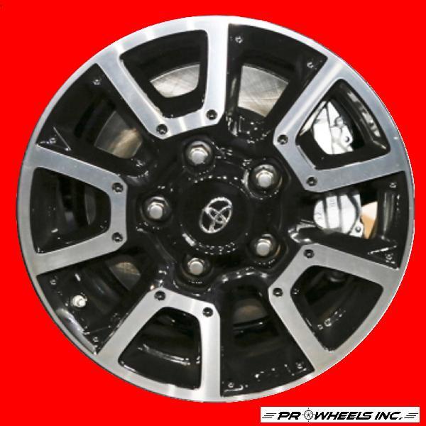 TOYOTA TUNDRA 2014-2021 18X8 MACHINED BLACK FACTORY ORIGINAL OEM WHEEL RIM 75157
