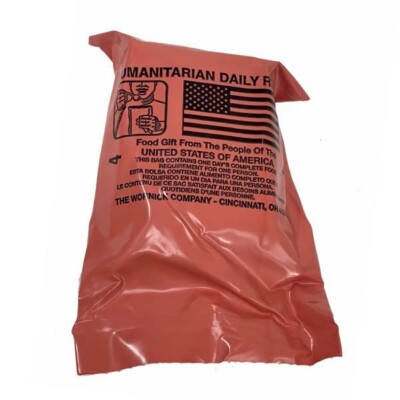 K&A Outdoors - Humanitarian Daily Ration Single HDR 12/23 pack date