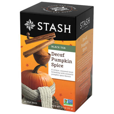 Stash Pumpkin Spice Decaf Black Tea Bags - 18 Count