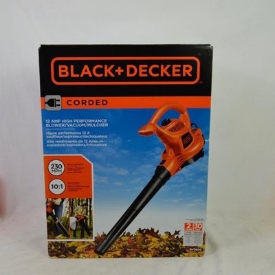BLACK+DECKER BV3600 12Amp Blower Vacuum