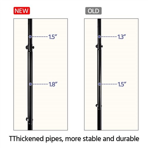 Basketball Hoop System Portable 7.2-9.2FT Height-Adjustable for Youth Outdoor