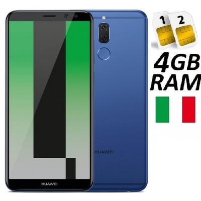 HUAWEI MATE 10 LITE 64GB RAM 4GB DUAL SIM BLU GARANZIA 24 MESI ITALIA NO BRAND