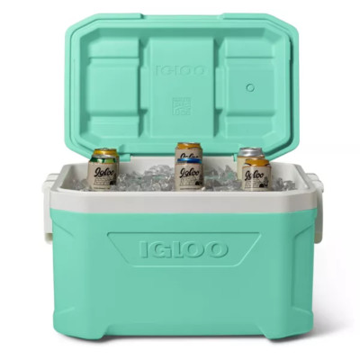 Igloo Latitude 52qt Cooler, 15.21 (H) x 24.95  (W) x 14.58  (D) Inches Mint