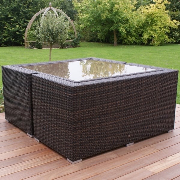 Stunning Maze Rattan Garden Furniture Set Mint Condition | in