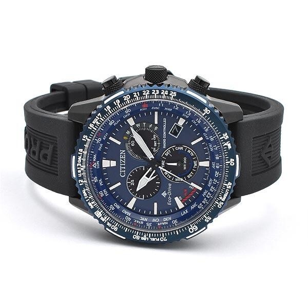Pre-owned Citizen -new- Promaster Sky Cb5006-02l Sporty Eco-drive Radio Direct Flight Men