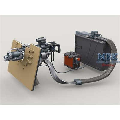 LEGEND PRODUCTIONS LF3D069 M134D Minigun on SAG Shield Mount + 4000 Ammo Box