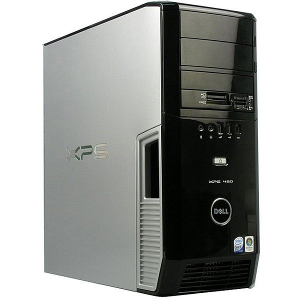 Dell XPS 420 Desktop PC Core 2 Quad Q6600 2.40GHz 4GB Windows 10 64bit 2 x Hdd 500Gb, WiFi