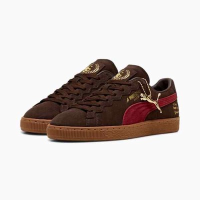 Puma x Staple Suede Dark Chocolate-Rhubarb 393543-01 Sneaker with Box Men Us9