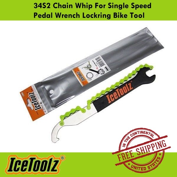 IceToolz 34S2 bicycle bike single speed pedal lockring chain whip tool fixedgear