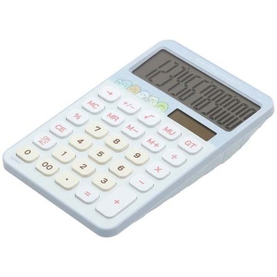 Sumikko Gurashi calculator blue EM32603 150×100×30mm