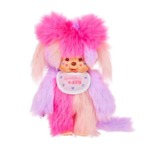 【希少】Monchhichi ぬいぐるみ ピンク レア ⭐︎極美品⭐︎レア】モンチッチ 30周年アニバーサリー