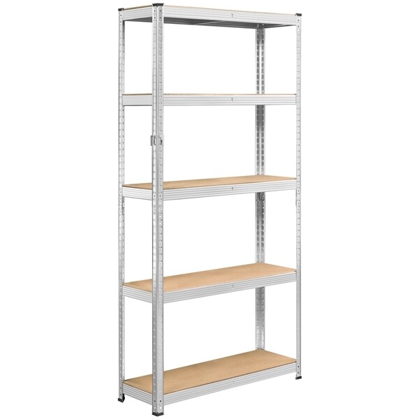 5-Tier Heavy Duty Metal Shelving Unit Garage Shelves Utility Rack