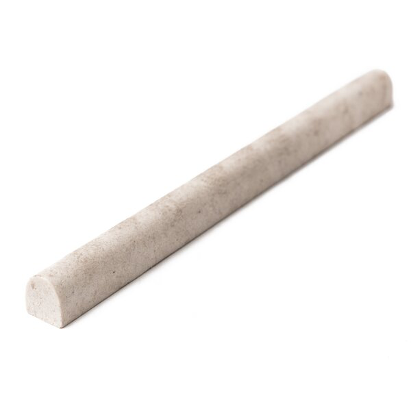 The Tile Life 10" x 1" Matte Resin Pencil Liner Round TileTrim Sample No Returns