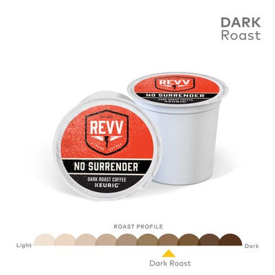 REVV NO SURRENDER Coffee, Keurig K-Cup Pod, Dark Roast, 96 Count