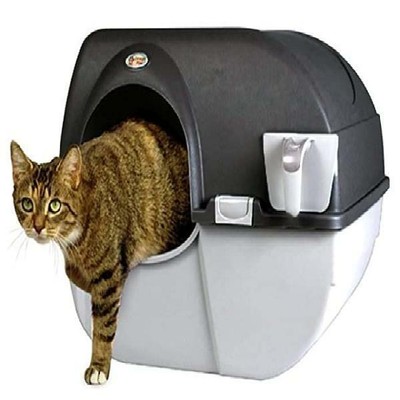 Lightweight Large  Self Cleaning Litter Box ...