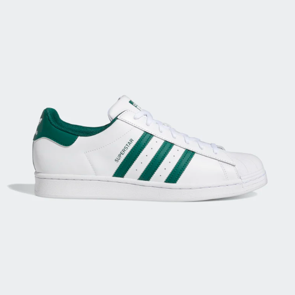 

Обувь Adidas Superstar Originals White Green - GZ3742 Expeditedship, Белый, adidas Superstar