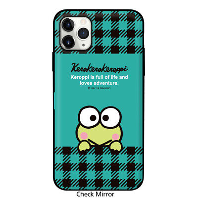 Keroppi Collection Card Door Case for iPhone 13 12 11 Pro Pro Max mini