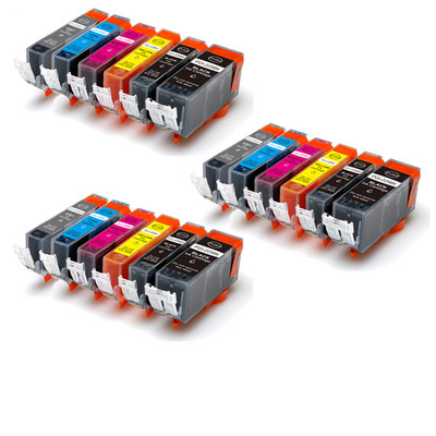 18P Printer Ink Cartridges + GRAY for PGI-225 CLI-226 CANON Pixma MG6120 MG8120