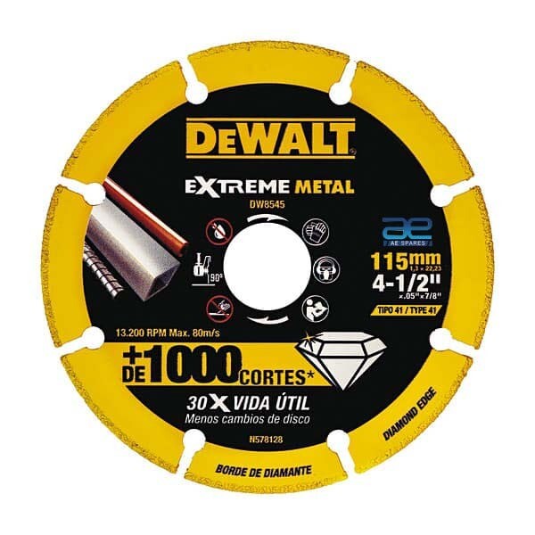Dewalt 9 inch  230 mm AG Extreme Metal Diamond Cutting 