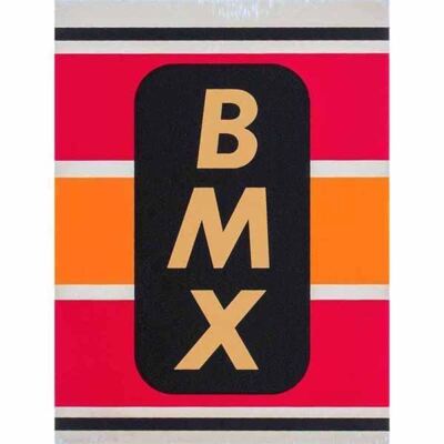 1982-83 Mongoose Motomag Black head tube decal