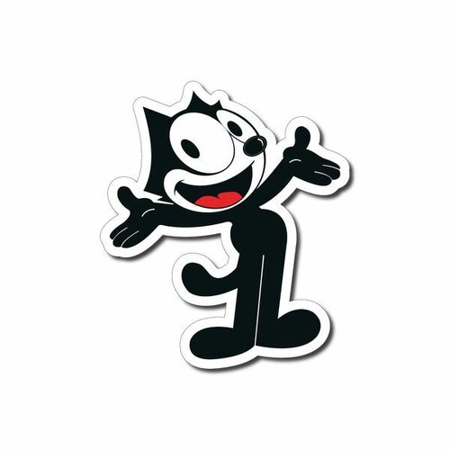 Felix The Cat Sticker Decal Vintage Cartoon Old School Hot Rod