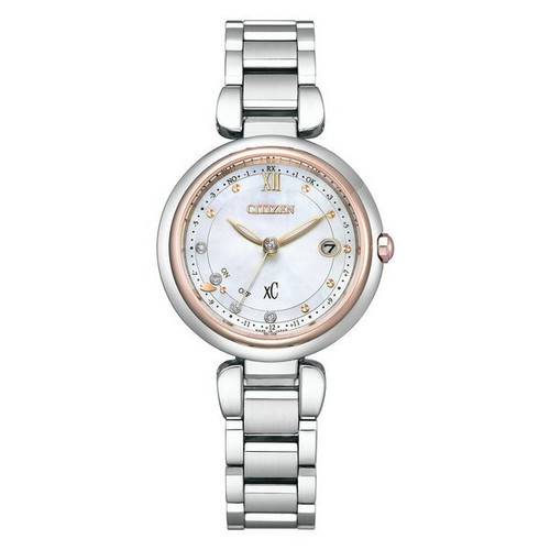 Pre-owned Citizen Es9466-65w Xc Mizu Collection Titania Happy Flight Floret Diamond Model