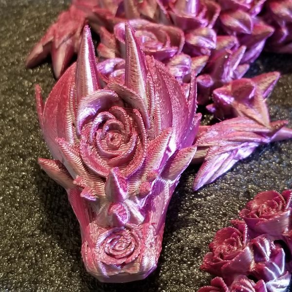 New Rose Dragon designed by Cinderwing3d - Authorized Seller