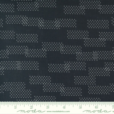 Moda Celestial by Zen Chic 1765 43 Onyx Washi Dot  Cotton