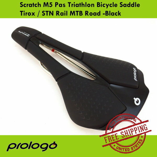 Prologo Scratch M5 Pas Triathlon Bicycle Saddle Tirox / STN Rail