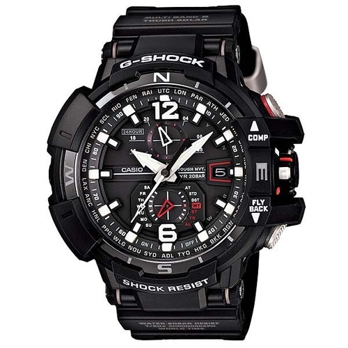 時計 G-SHOCK gw-a1100 Casio G-Shock GW-A1100-1A Sky Cockpit Solar Radio Men Watch