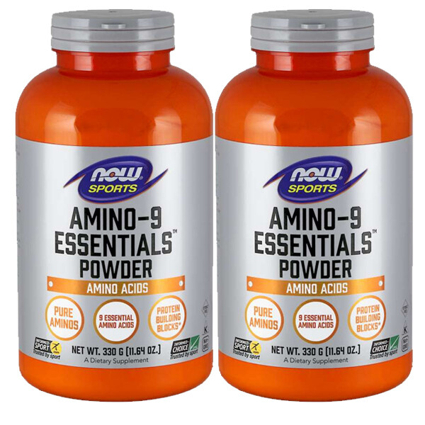 Now Foods Sports Amino-9 Essentials Powder 2X11,64 унции 330 г триптофана/метионина