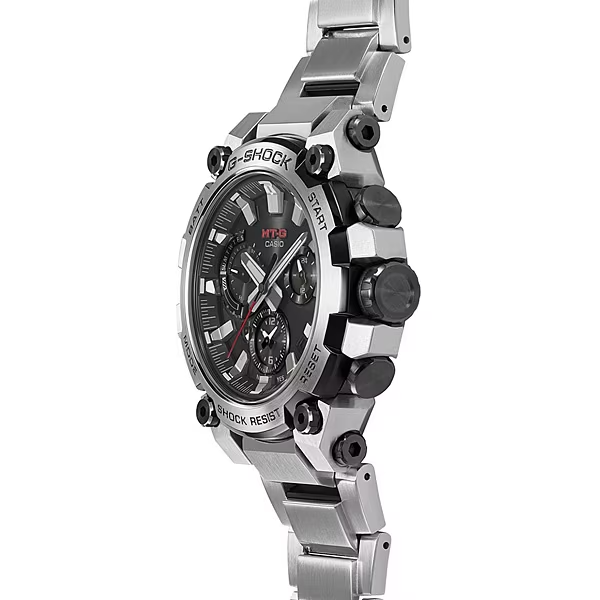Pre-owned Casio G-shock Mtg-b3000d-1ajf Mt-g Series Men's Wrist Watch Metal Band Silver