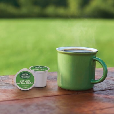 Green Mountain Coffee Caramel Vanilla Cream, Keurig K-Cup Pod, Light Roast, 48ct