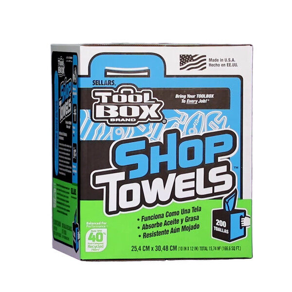 TOOLBOX Blue Shop Towels Z400 CenterPull Shop