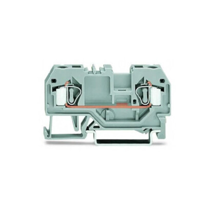 2pcs WAGO 281-901 2-Conductor Through Terminal Block 4,00 mm2 800 V 32A Gray Kd