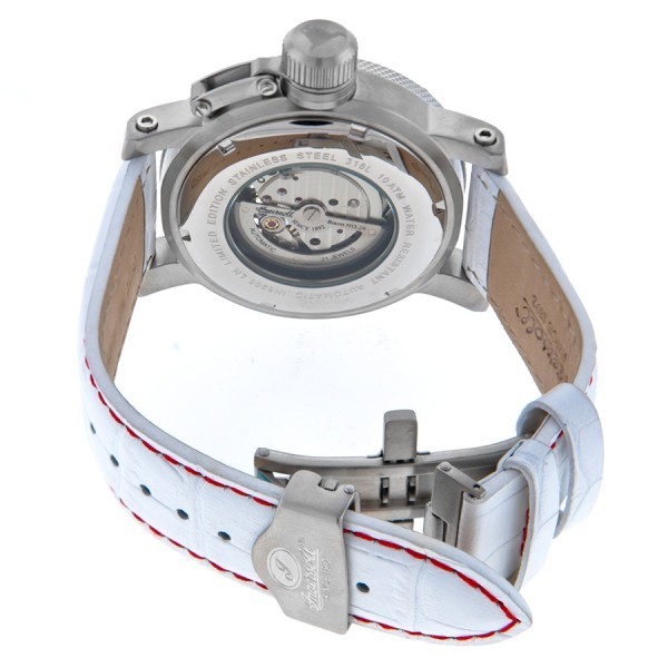Pre-owned Ingersoll Rand Ingersoll 1892 // In6906wh Bison No.26 White Dial Stainless Men's Watch
