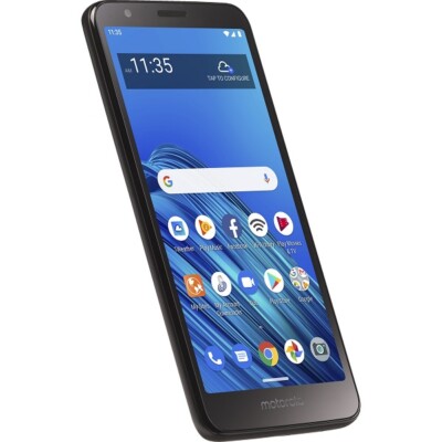 Motorola XT2005-5 Moto E6, 16GB Prepaid Smartphone - Starry Black