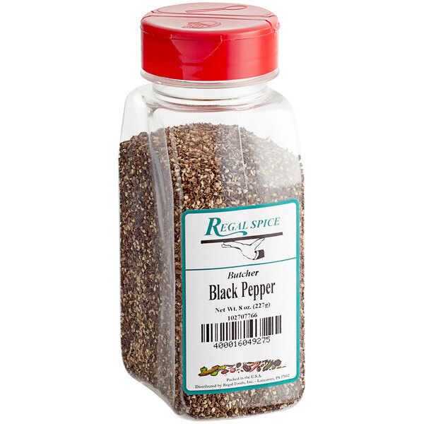 Regal Butcher Grind Black Pepper, Spice Seasoning (select size below)