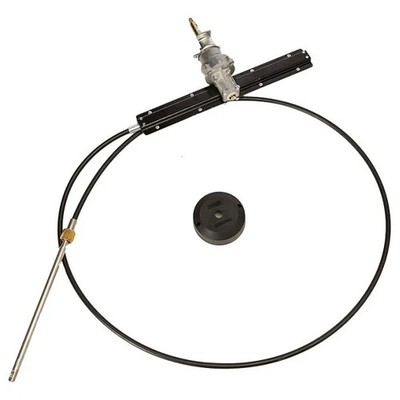 UFLEX Racktech 19ft Stainless Steel Marine Rack & Pinion Steering Cable System