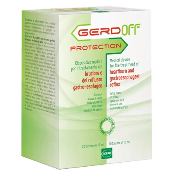 Gerdoff Protection 20 Bustine Per Bruciore Stomaco Reflusso