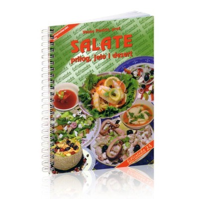 Croatia Cookbook - SALATE, PRILOG, JELO I DESERT - Hrvatska Kuharica Brand New