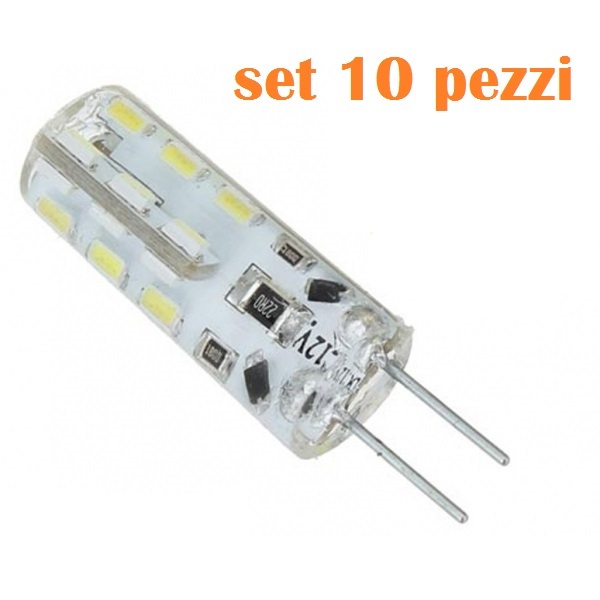 Set 10 Pezzi Lampadina Faretto Led G4 2W Lampada Lampadina 24 LED 12V hsb