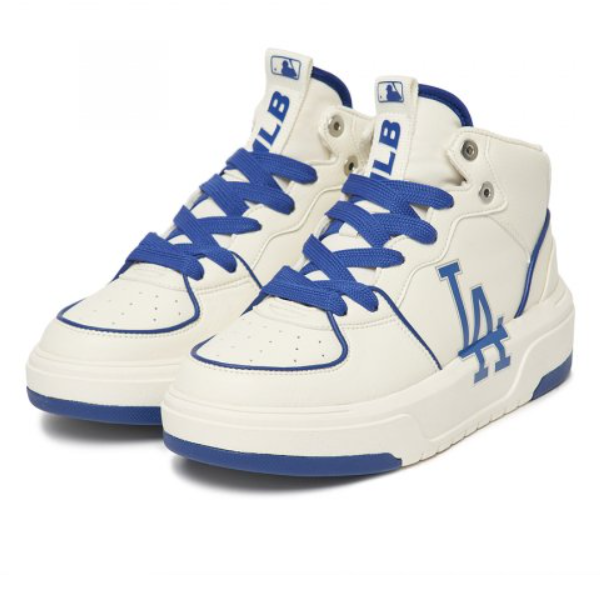 MLB Chunky Liner High Sneakers Blue LA Dodgers 3ASXCB12N-07BLL Expeditedship