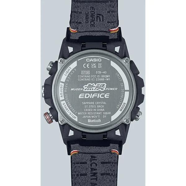 Pre-owned Casio Edifice Mugen Edition Watch Ecb-40mu-1ajr Japan