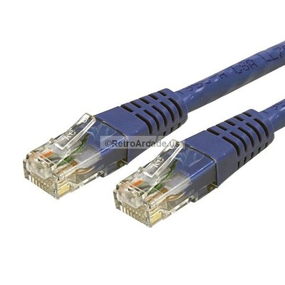 ICC ICPCSJ03BL Category 5E Network Patch Cord Molded Boot Blue 3' Overall Length