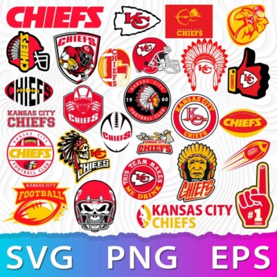 KANSAS CITY CHIEFS SVG, DESIGNS BUNDLE, CUT FILES, SVG for Cricut