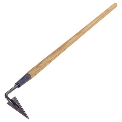 Asphalt Crack Hoe 2in Steel Blade 60in Wood Handle Pavement Repair Long Handle