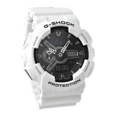 【新品・未使用】CASIO G-SHOCK GA-110GW-7AJF CASIO G-SHOCK GA-110GW-7AJF White/Black Resin Quartz Digital