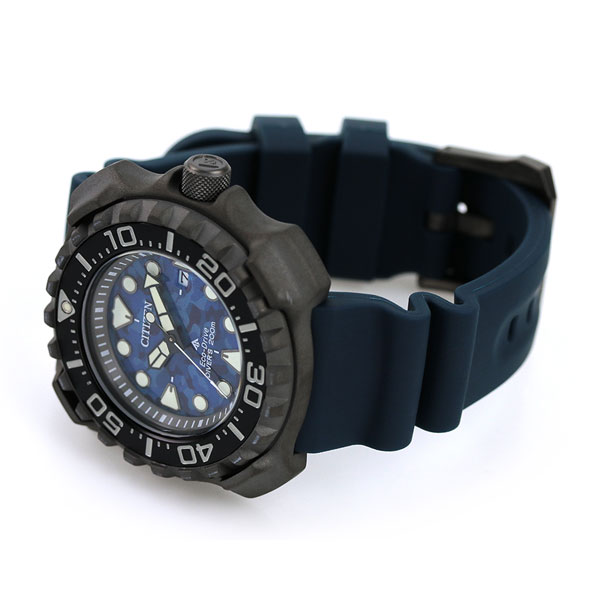 Pre-owned Citizen Promaster Bn0227-09l Men's Dive Titanium Eco Drive Sports Watch